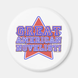Íman Design do Excelente American Novelist Writer Star