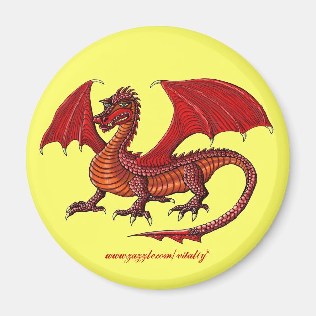 Íman Design do ímã do último dragão (Frente)