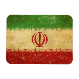 Íman Design do Iran Flag Vintage