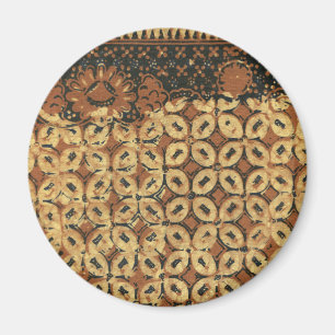 Íman Design do padrão de arte do café Bean Batik