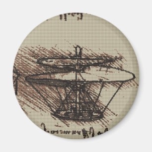 Íman Design do ponto da cruz do HELICÓPTERO de DAVINCI