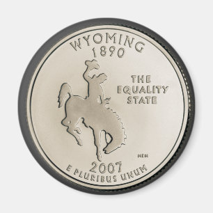 Íman Design do Quarto Estado do Wyoming