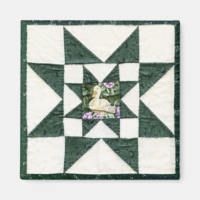 Íman Design do Quilt Star Duck (Frente)