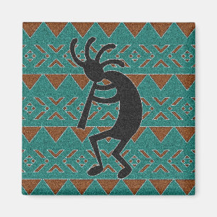 Íman Design do sudoeste Kokopelli da cerceta