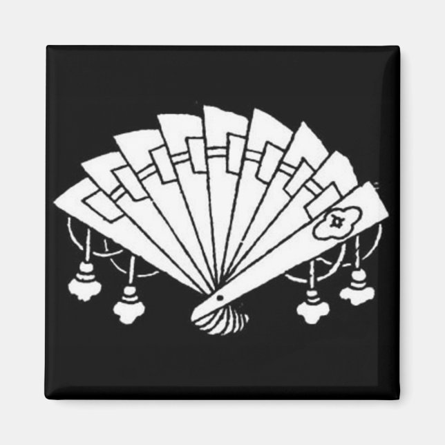 Íman Design do ventilador japonês - Magnet (Frente)
