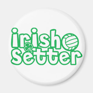 Íman Design do voleibol do setter irlandês