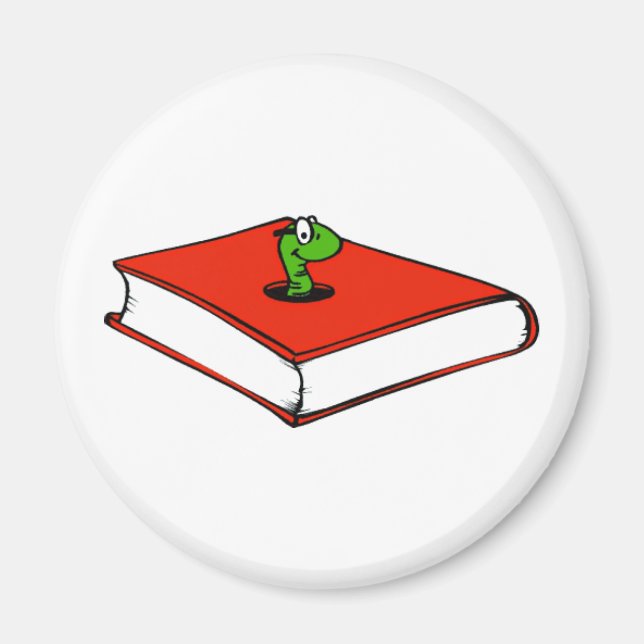 Íman Design do Worm Book (Frente)