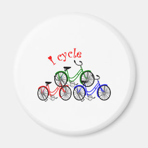 Íman Design dos presentes do ciclista (andando de