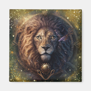 Íman Design em Aquarela do Signo de Leão
