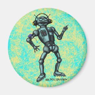 Íman Design engraçado do ímã do robô da música