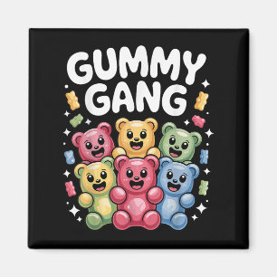 Íman Design Engraçado Do Urso Gummy Para Homens Mulhere