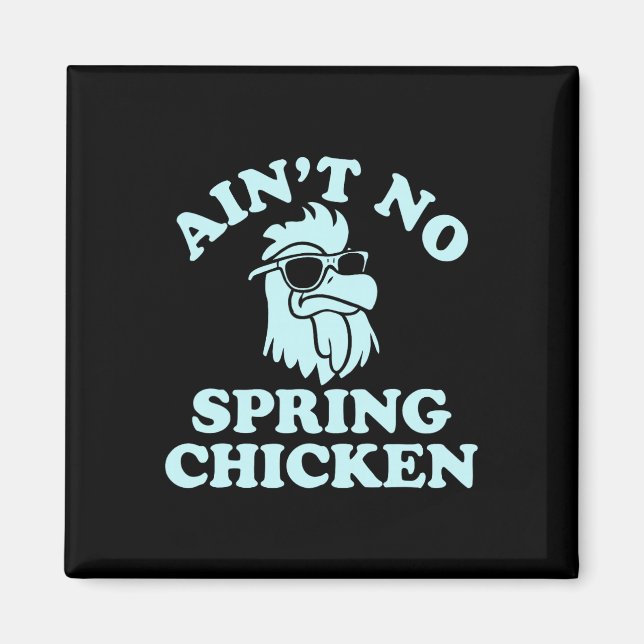 Íman Design Engraçado Não é Frango Primavera  (Frente)