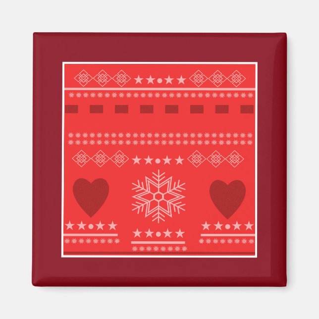 Íman design escandinava, estilo country (Frente)