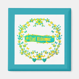 Íman design escandinava, Glad Midsommar