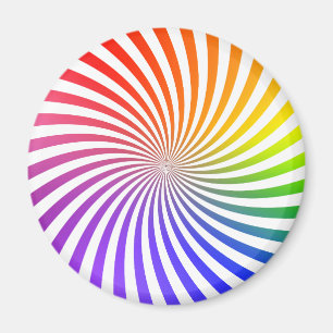 Íman Design espiral colorido: