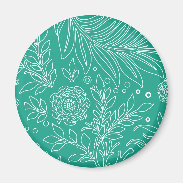 Íman Design Floral 34 (Frente)