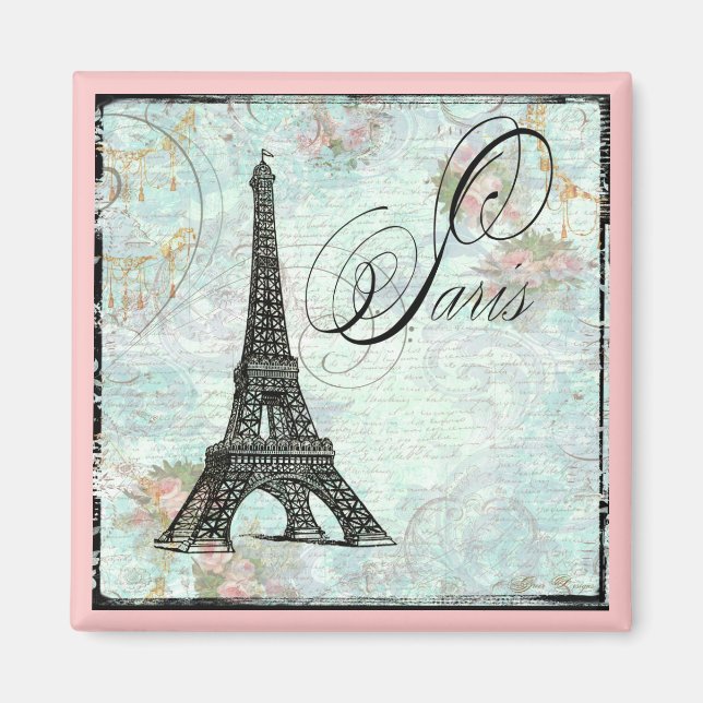 Íman Design Francês Paris La Tour Eiffel (Frente)