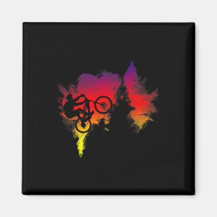 Íman Design Gráfico De Bicicleta De Montanha Mtb