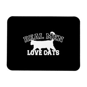 Íman Design gráfico dos gatos reais do amor dos homens