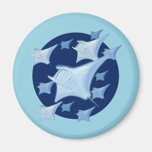 Íman Design gráfico Manta Ray Lover