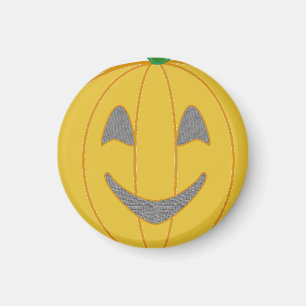 Íman Design Halloween Laranja Cheio de Pumpkin