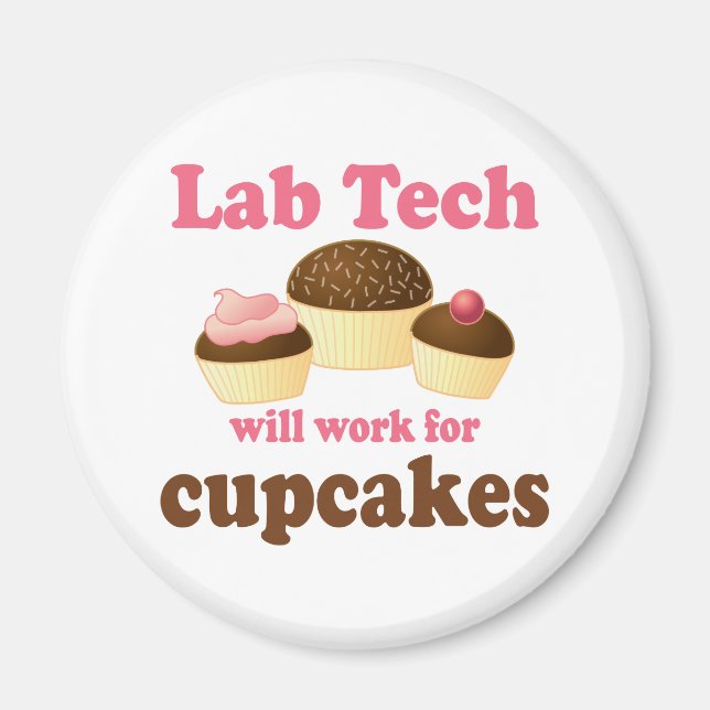 Íman Design Lab Tech, Cupcakes engraçados (Frente)