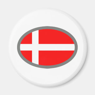 Íman Design legal da bandeira de Dinamarca!