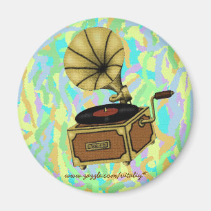 Íman Design legal do ímã do gramofone do vintage