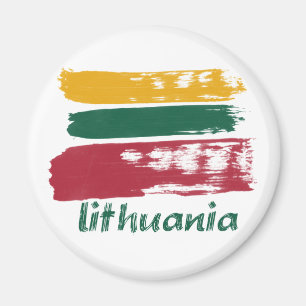 Íman Design lituano da bandeira