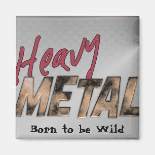 Íman Design metálico do metal pesado