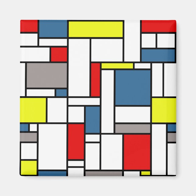 Íman Design mondrian (Frente)