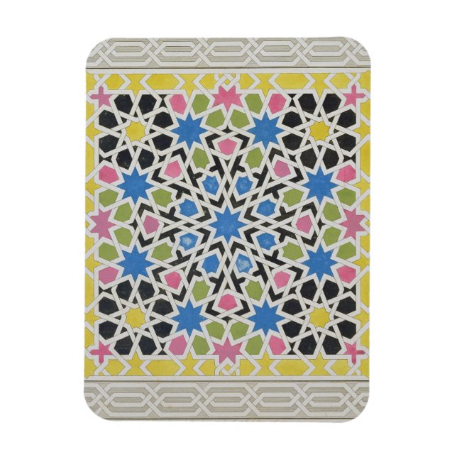 Íman Design Mosaico do Alhambra, de 'O Árabe (Vertical)