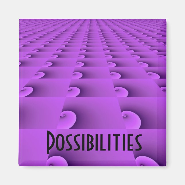 Íman Design Motivacional - Possibilidades (Frente)