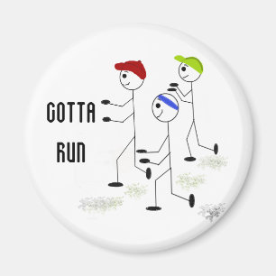 Íman Design Motivacional Tenho que Correr