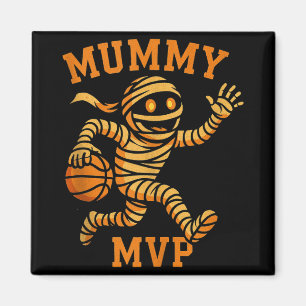 Íman Design Mvp Monste Engraçado Mummy Basquete Hallowe