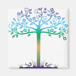 Íman Design na moda da árvore