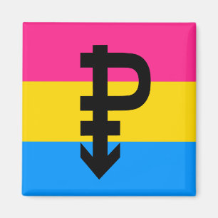 ÍMAN DESIGN PANSEXUAL DAS LISTRAS DA BANDEIRA DO