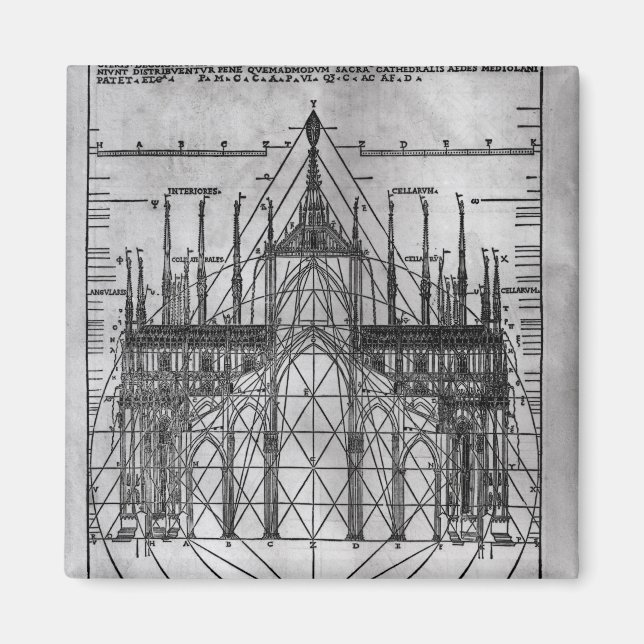 Íman Design para a Catedral de Milão (Frente)