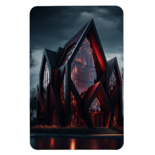 Íman Design para Exterior da Casa Gótica de Alta Tecnol
