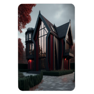 Íman Design para Exterior da Casa Gótica de Alta Tecnol