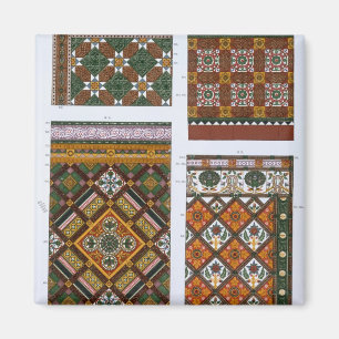 Íman Design para o Majolica e azulejos esmaltados para