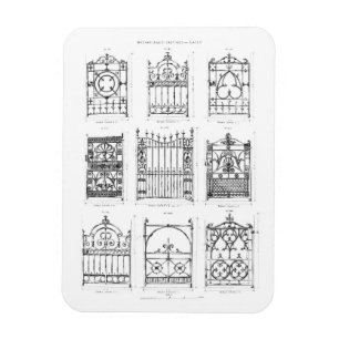 Íman Design para portas do ferro fundido, 'do Ca de