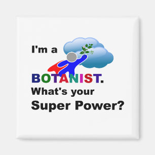 Íman Design personalizado do Super-herói Botânico