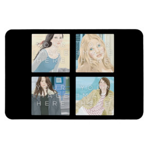 Íman Design personalizado foto do ímã de Instagram 4