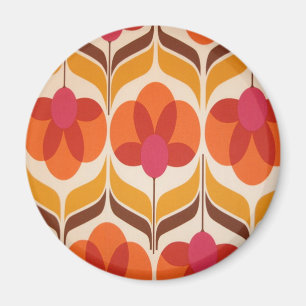 Íman Design retro da flor