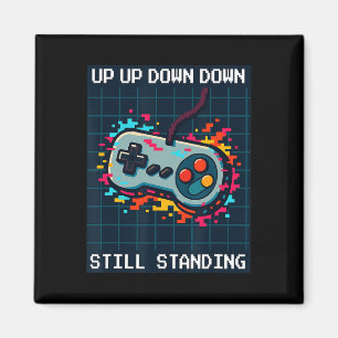 Íman Design Retro Gamer Para Homens Ainda de Pé Desde 8