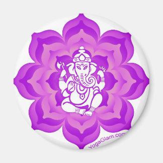 Íman Design roxo de Ganesh