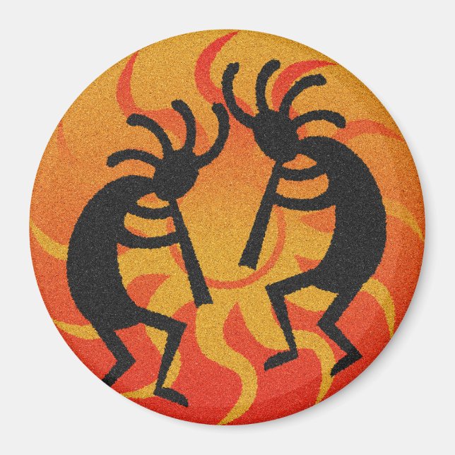 Íman Design Tribal Sun Kokopelli (Frente)