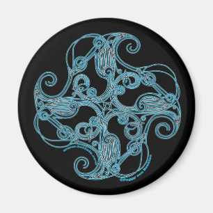 Íman Design Zoomorphic #1 do guindaste dos ímãs celta