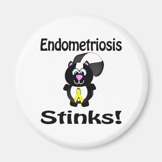 Íman Designio de Conscientização sobre Endometriose Fed (Frente)